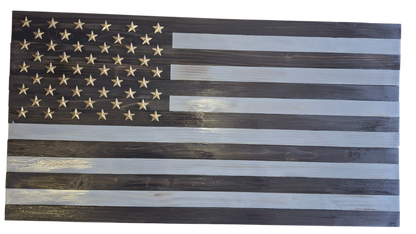 Handmade American Flag Display (37" x 19.5")