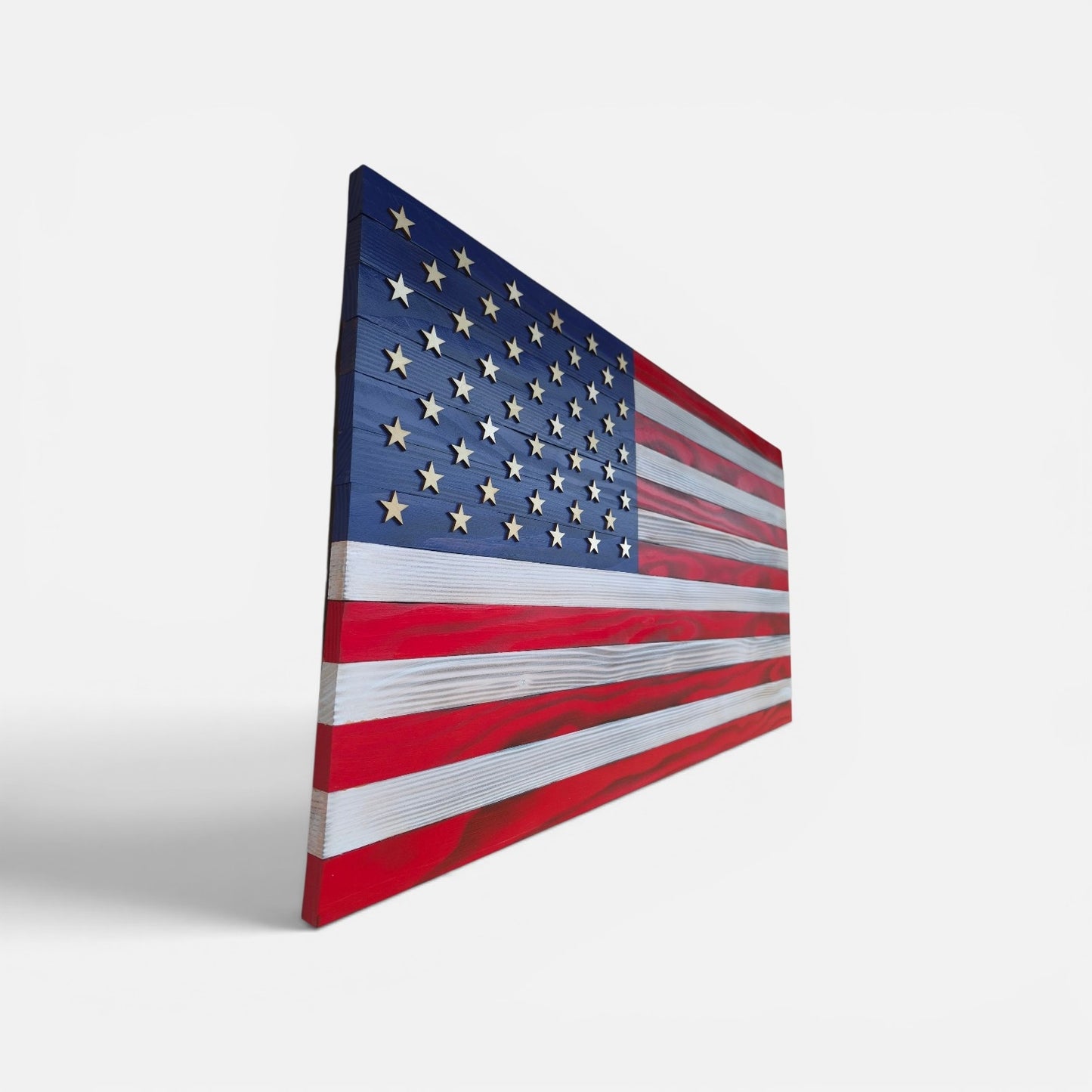 Handmade American Flag Display (37" x 19.5")