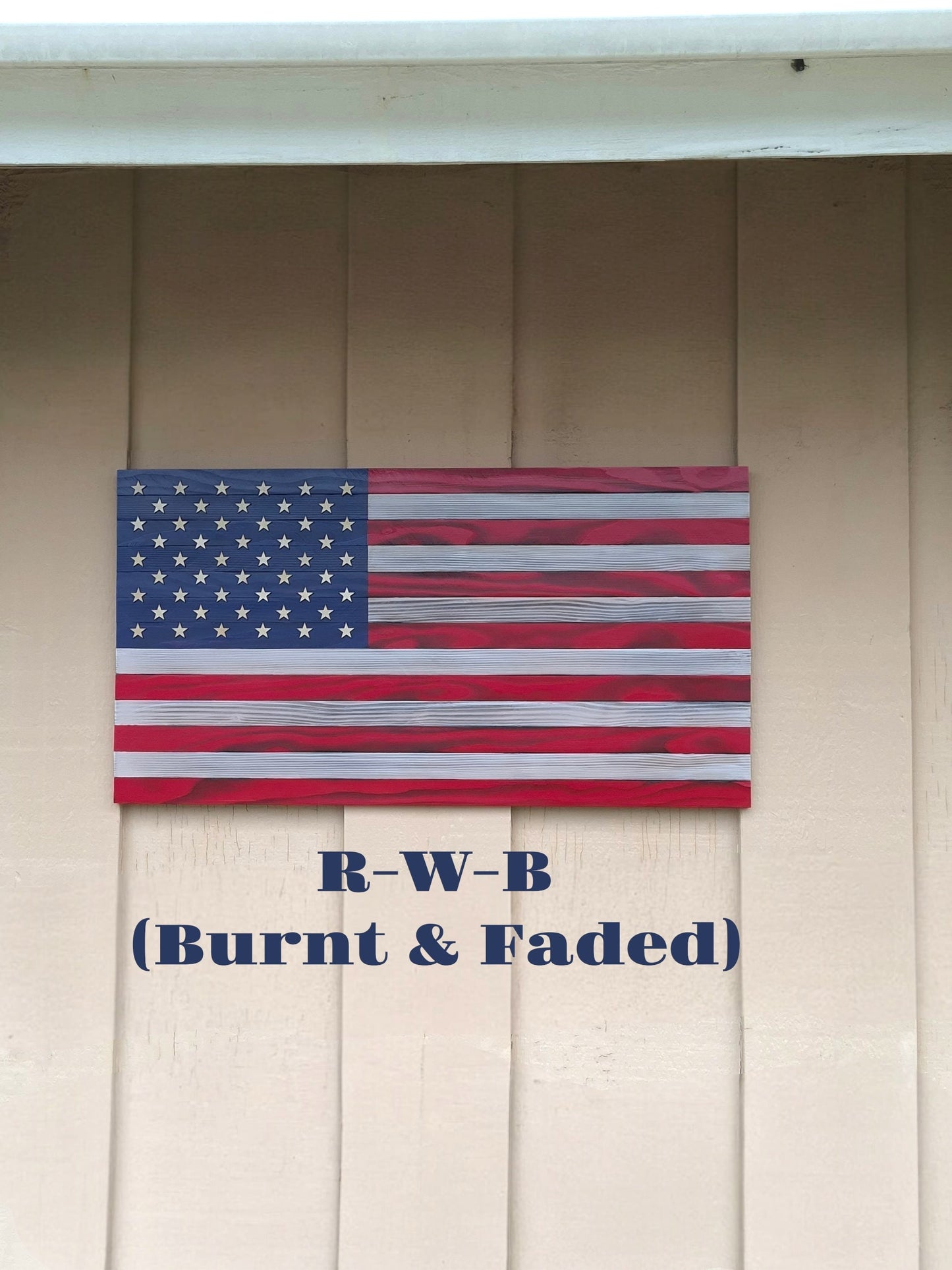 Handmade American Flag Display (37" x 19.5")
