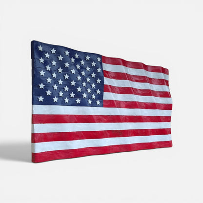 Handmade American Flag Display (37" x 19.5")