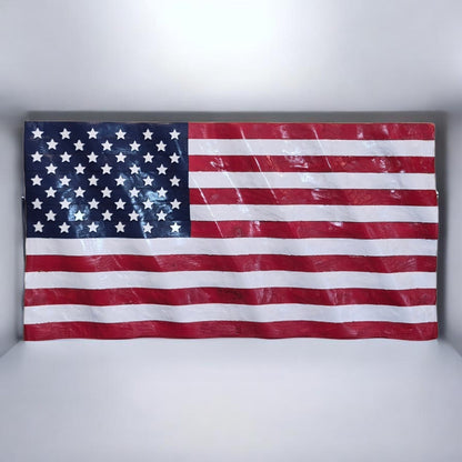 Handmade American Flag Display (37" x 19.5")