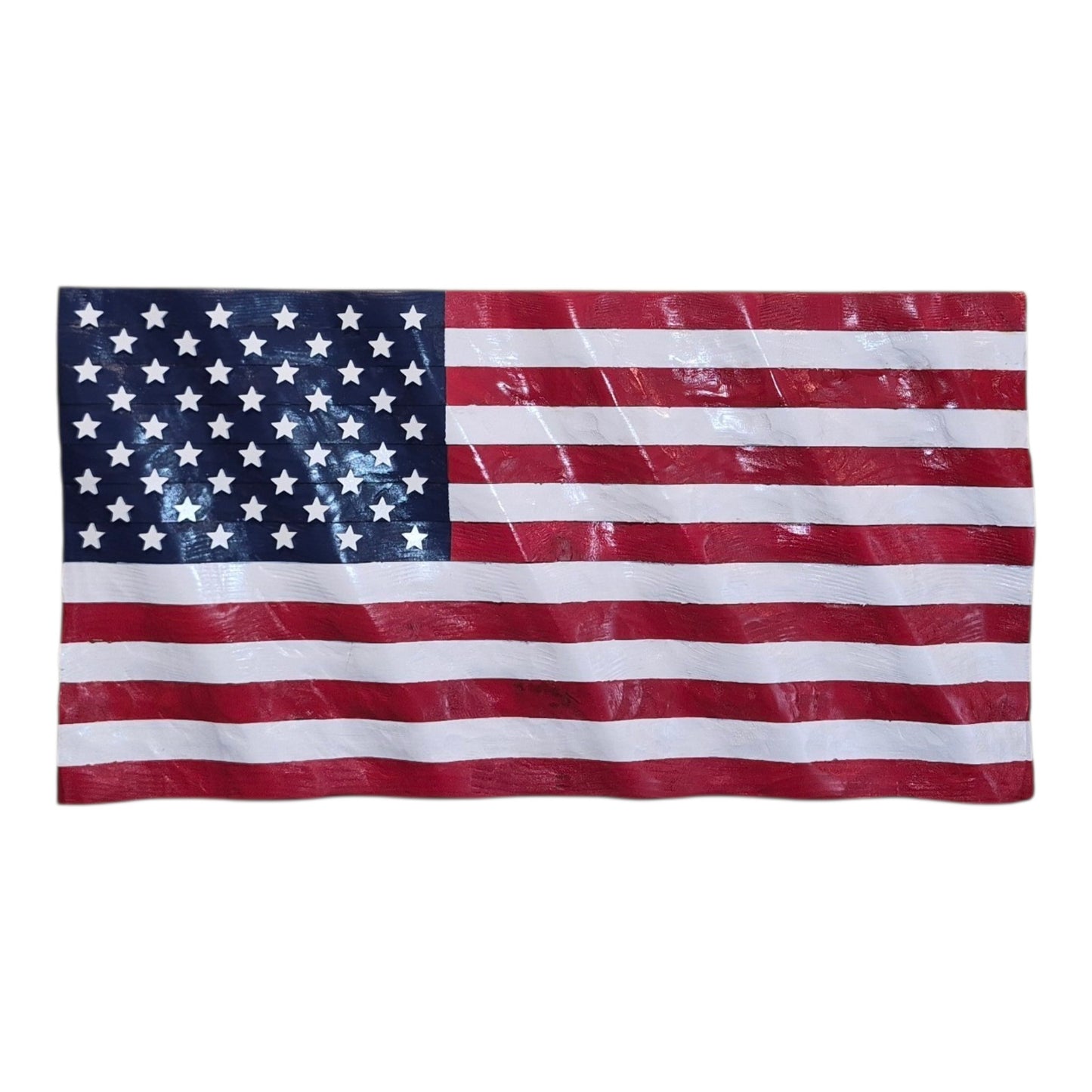 Handmade American Flag Display (37" x 19.5")